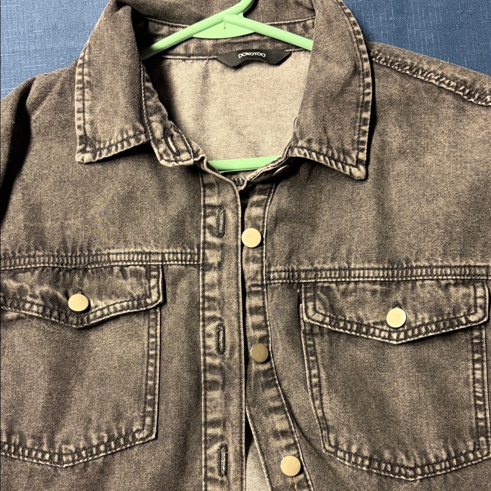 Denim & Co. Black Jean Jacket